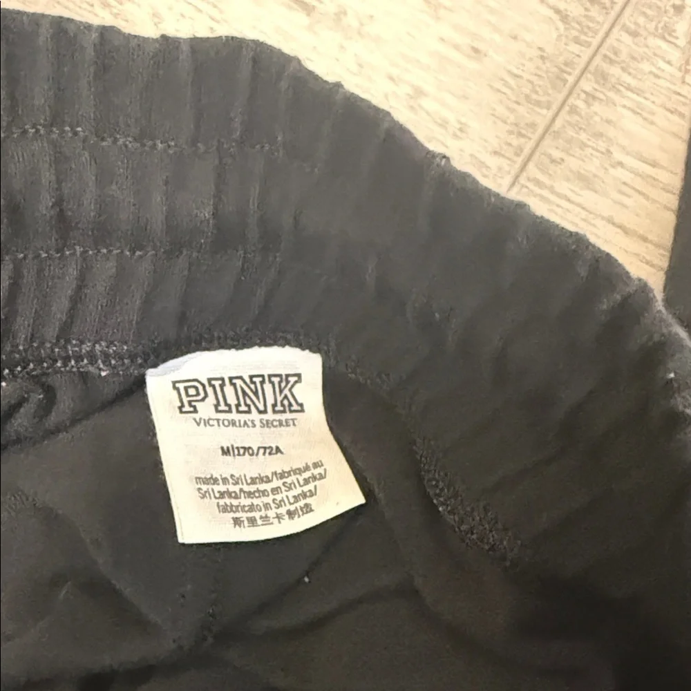 PINK Victoria's Secret Black Joggers - Picture 3 of 3